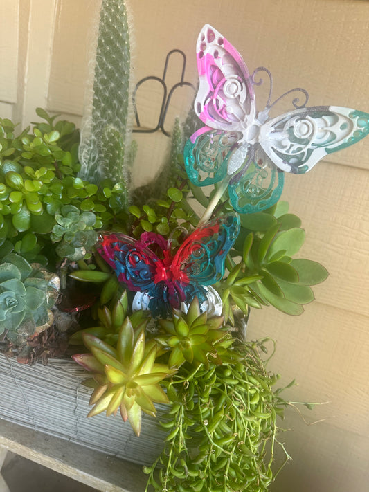 Butterflies plant decor -various colors