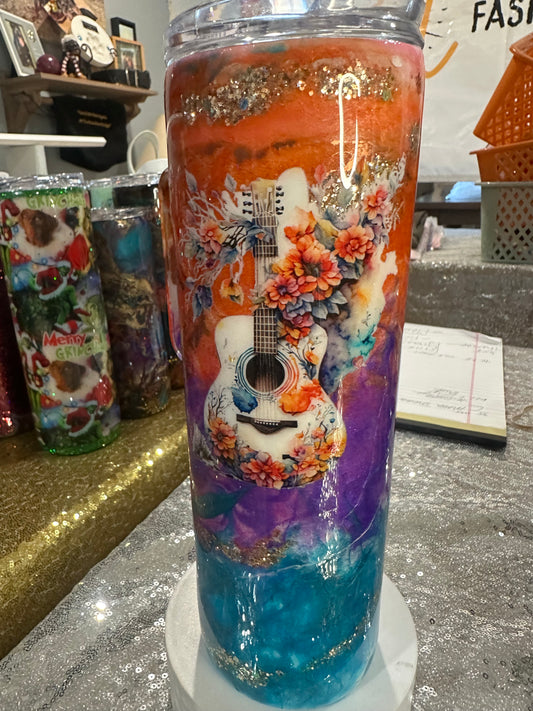 30 OZ skinny Tumbler w handle