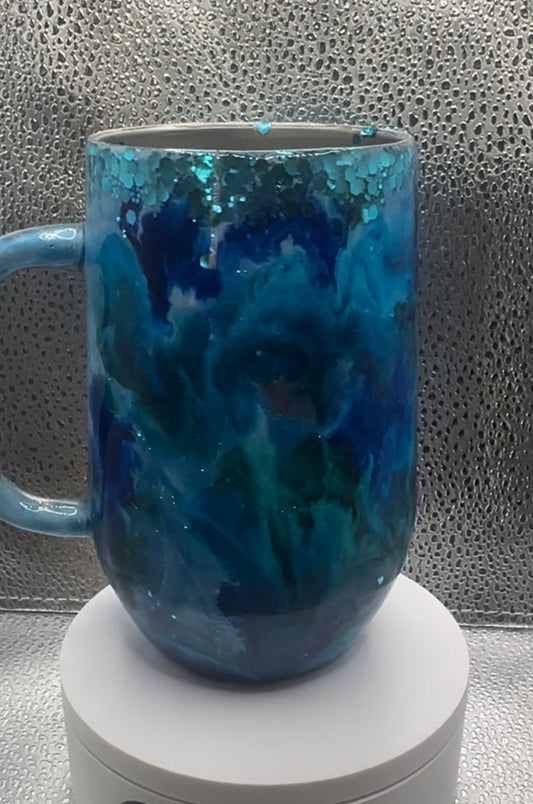16 oz Coffee Mug Blue beauty