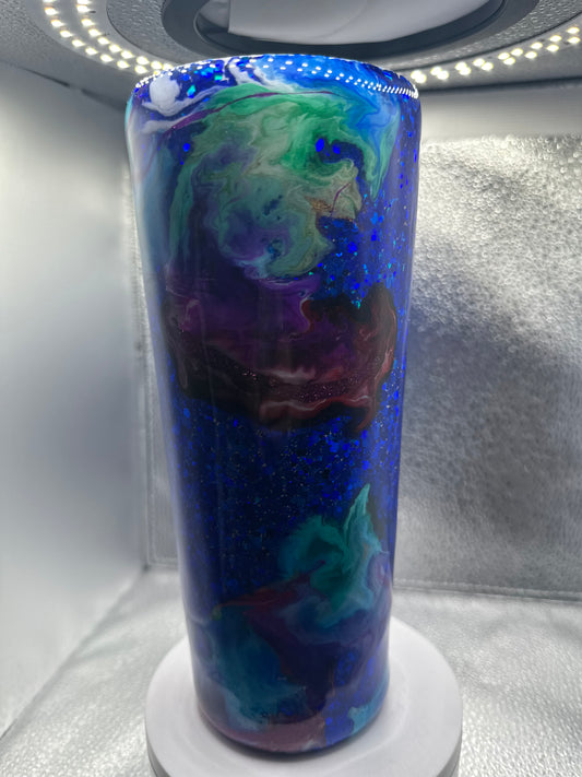 24 oz Blue Lagoon Tumbler with lid