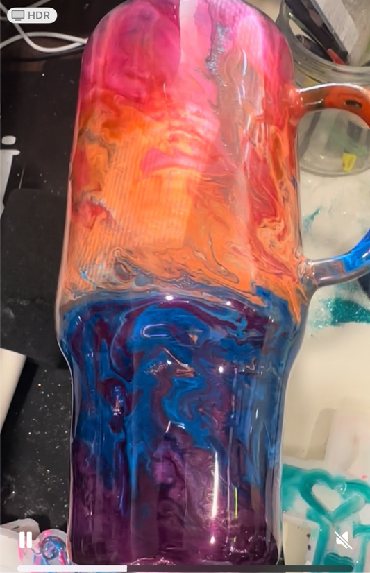 32 oz  Modern Curve Tumbler with handle