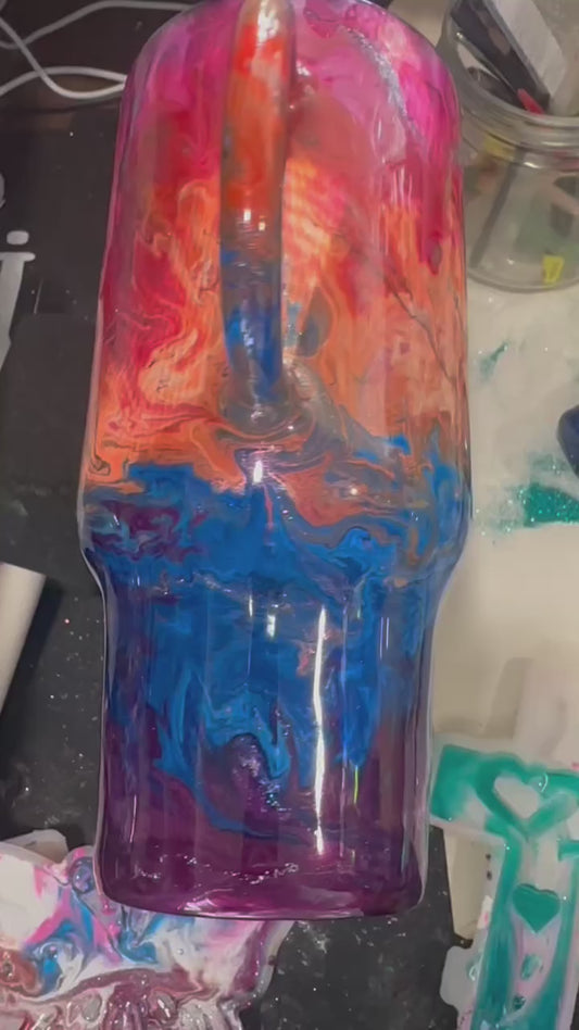 32 oz  Modern Curve Tumbler with handle