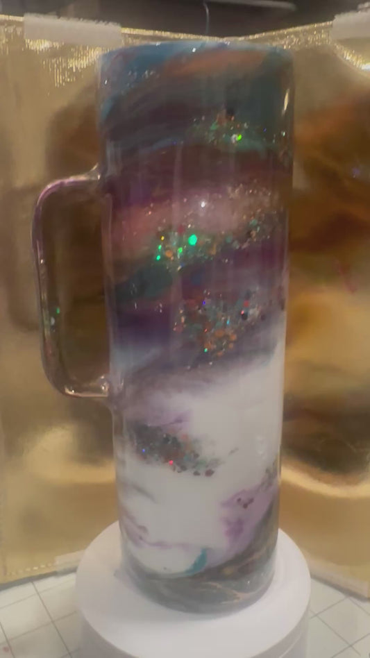 30 oz Tumbler with handle - Western 2.0