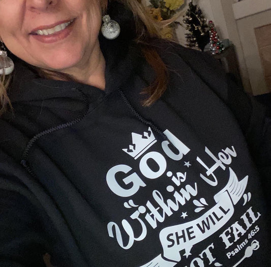 Sweatshirt “God Is Within Her”