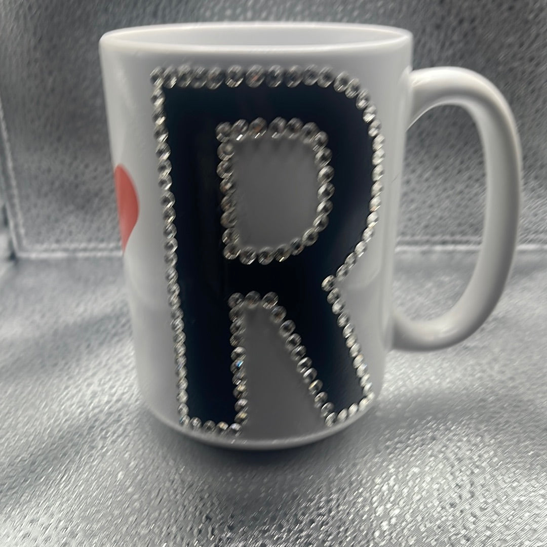 Coffee mug 15 oz “Bling/Rhinestones”